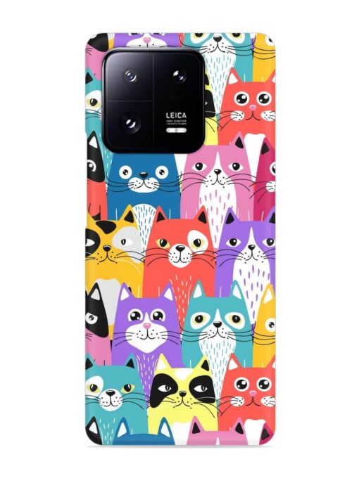 Funny Cartoon Cats Snap Case for Xiaomi Mi 13 Pro (5G)