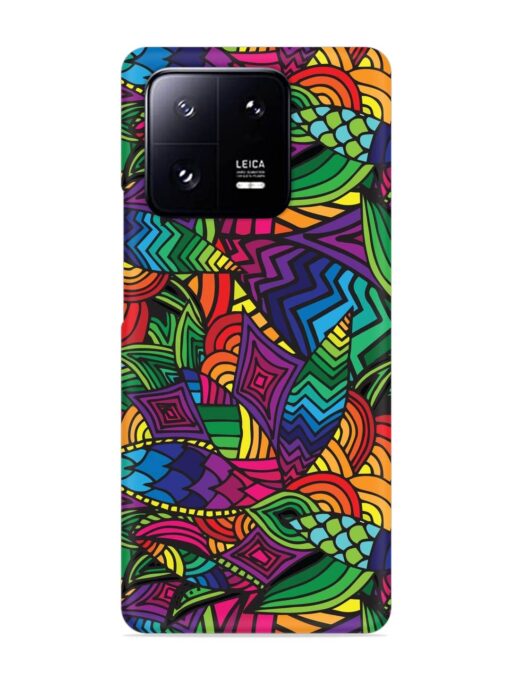 Abstract Multicolor Seamless Snap Case for Xiaomi Mi 13 Pro (5G)