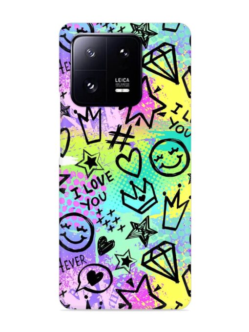 Bright Seamless Pattern Snap Case for Xiaomi Mi 13 Pro (5G)