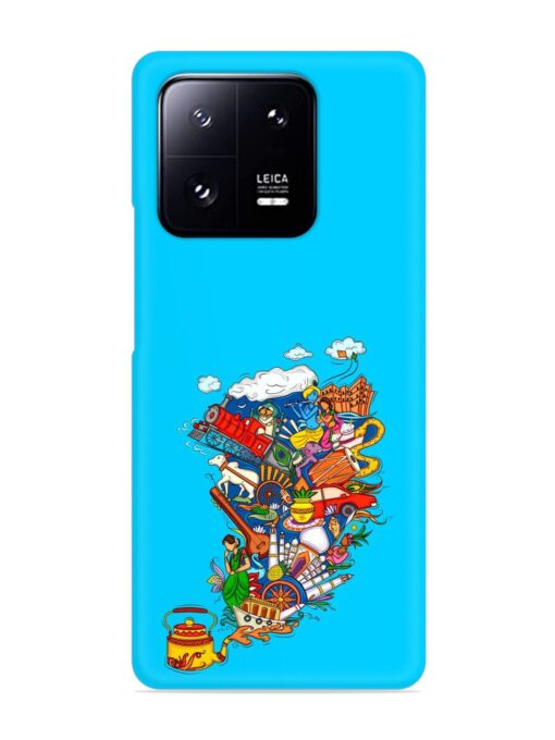 Vector Design Indian Snap Case for Xiaomi Mi 13 Pro (5G) Zapvi