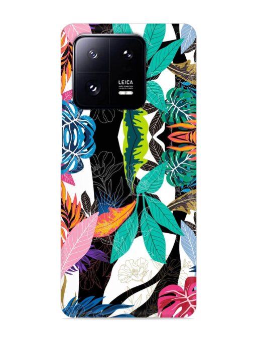 Floral Pattern Bright Snap Case for Xiaomi Mi 13 Pro (5G) Zapvi