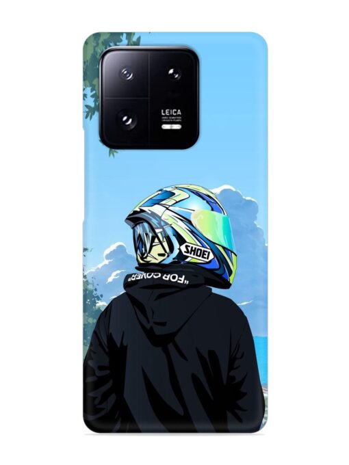 Rider With Helmet Snap Case for Xiaomi Mi 13 Pro (5G) Zapvi