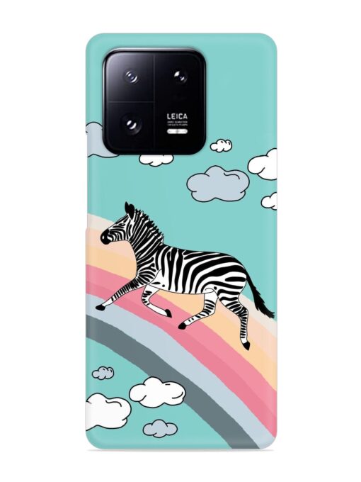 Running Zebra Snap Case for Xiaomi Mi 13 Pro (5G) Zapvi