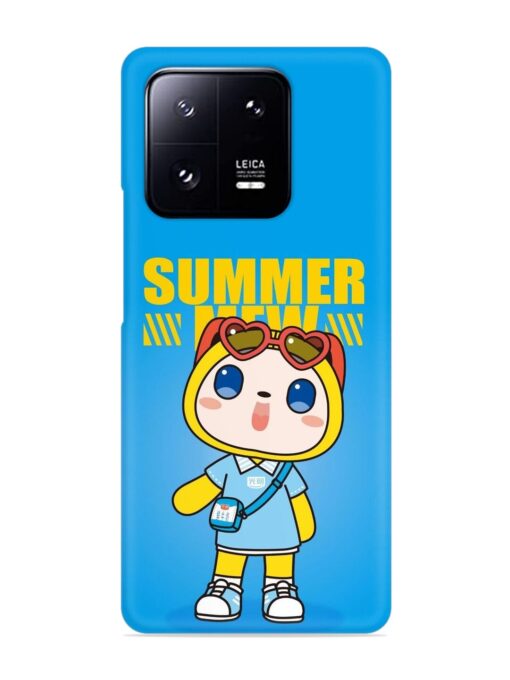 Summer Mew Cartoon Snap Case for Xiaomi Mi 13 Pro (5G) Zapvi