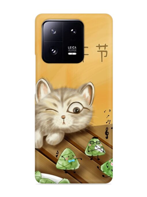 Cat Scorpion Dancing Snap Case for Xiaomi Mi 13 Pro (5G)