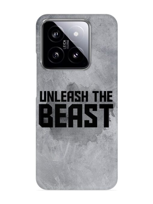 Unleash The Beast Snap Case for Xiaomi Mi 14 (5G) Zapvi