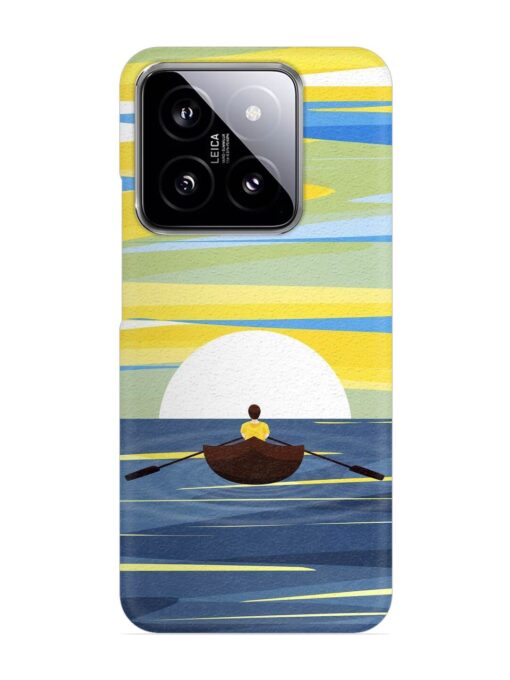 Rowing Person Ferry Paddle Snap Case for Xiaomi Mi 14 (5G) Zapvi