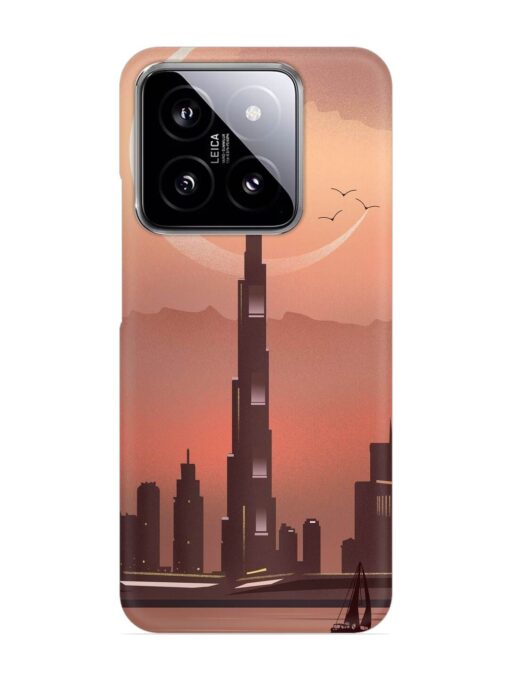 Landmark Burj Khalifa Snap Case for Xiaomi Mi 14 (5G) Zapvi