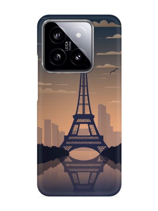 France Paris Eiffel Tower Gradient Snap Case for Xiaomi Mi 14 (5G) Zapvi