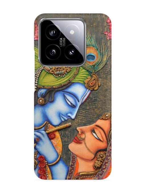 Lord Radha Krishna Flute Art Snap Case for Xiaomi Mi 14 (5G) Zapvi