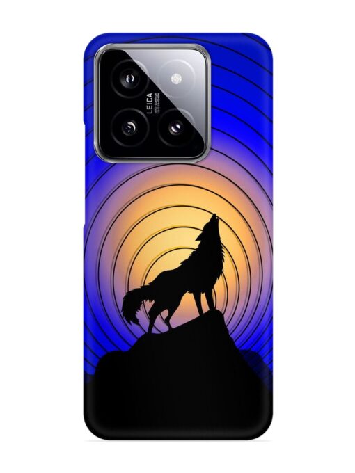 Fox Roaring Design Snap Case for Xiaomi Mi 14 (5G) Zapvi