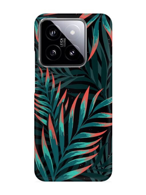 Green Leaf Art Snap Case for Xiaomi Mi 14 (5G) Zapvi