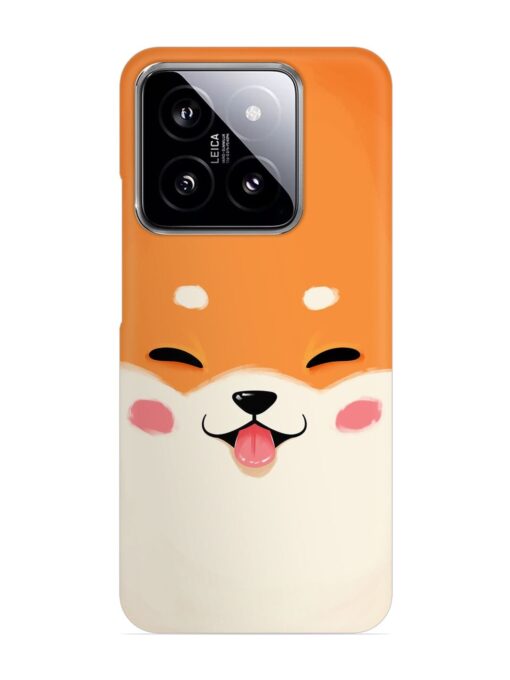 Happy Cat Art Snap Case for Xiaomi Mi 14 (5G) Zapvi