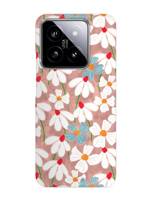 Abstract Petal Flowers Snap Case for Xiaomi Mi 14 (5G) Zapvi