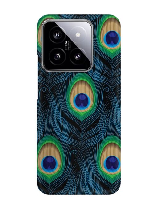 Seamless Pattern Peacock Snap Case for Xiaomi Mi 14 (5G)