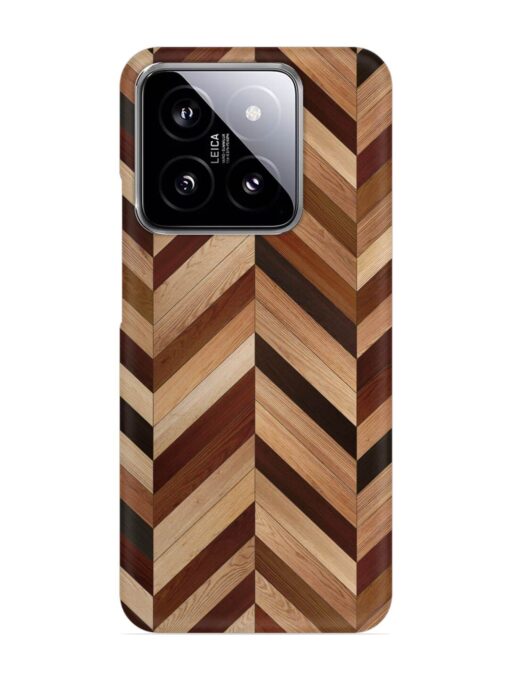 Seamless Wood Parquet Snap Case for Xiaomi Mi 14 (5G)