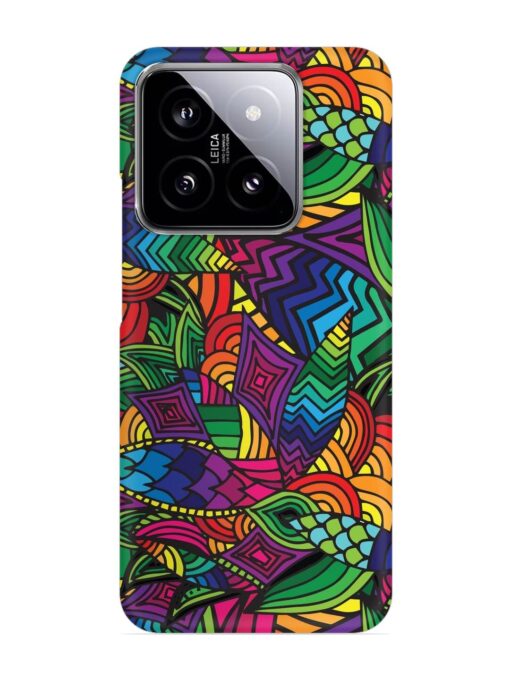 Abstract Multicolor Seamless Snap Case for Xiaomi Mi 14 (5G) Zapvi