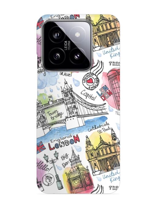 Vector London Landmark Snap Case for Xiaomi Mi 14 (5G) Zapvi