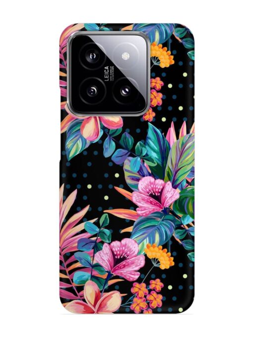 Seamless Floral Pattern Snap Case for Xiaomi Mi 14 (5G) Zapvi