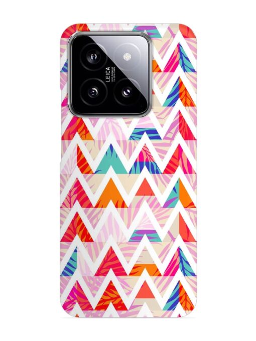 Abstract Triangle Background Snap Case for Xiaomi Mi 14 (5G) Zapvi