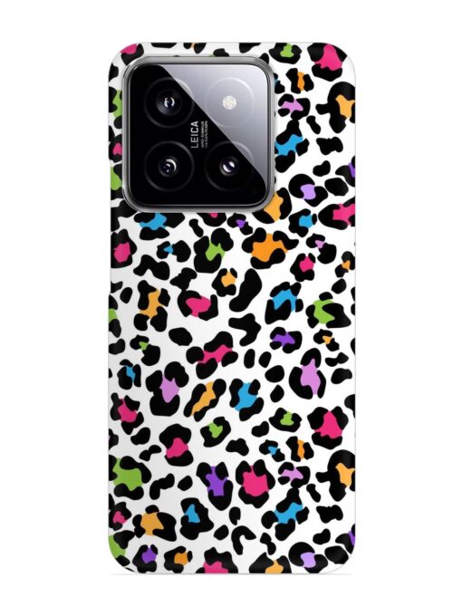 Seamless Leopard Pattern Snap Case for Xiaomi Mi 14 (5G) Zapvi