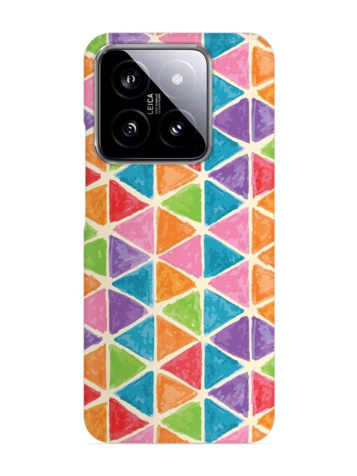 Seamless Colorful Isometric Snap Case for Xiaomi Mi 14 (5G) Zapvi