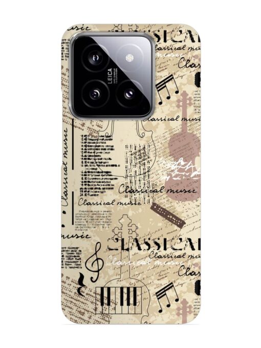 Classical Music Lpattern Snap Case for Xiaomi Mi 14 (5G) Zapvi