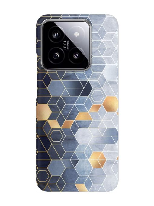 Geometric Abstraction Hexagons Snap Case for Xiaomi Mi 14 (5G)