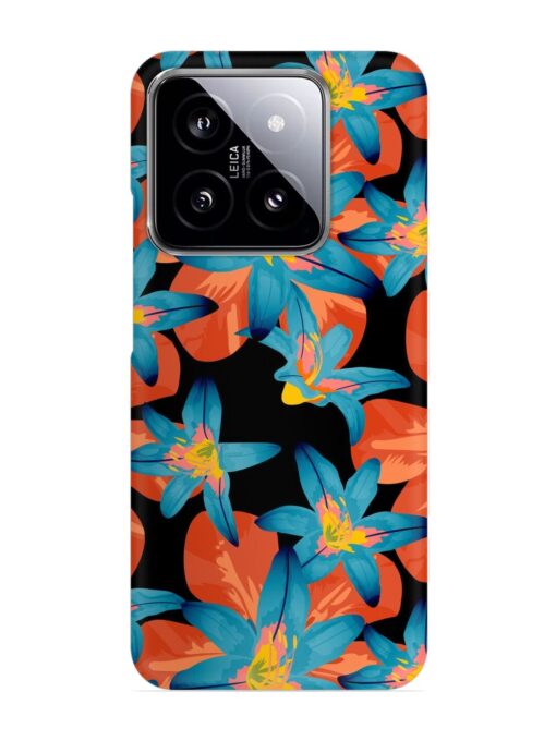 Philippine Flowers Seamless Snap Case for Xiaomi Mi 14 (5G)