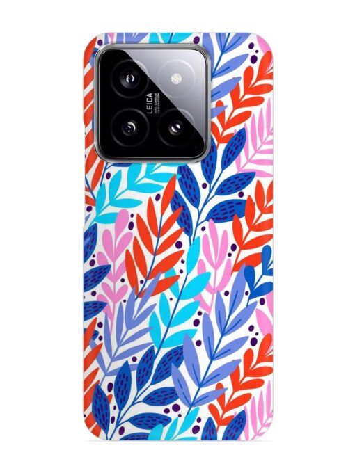 Bright Floral Tropical Snap Case for Xiaomi Mi 14 (5G) Zapvi