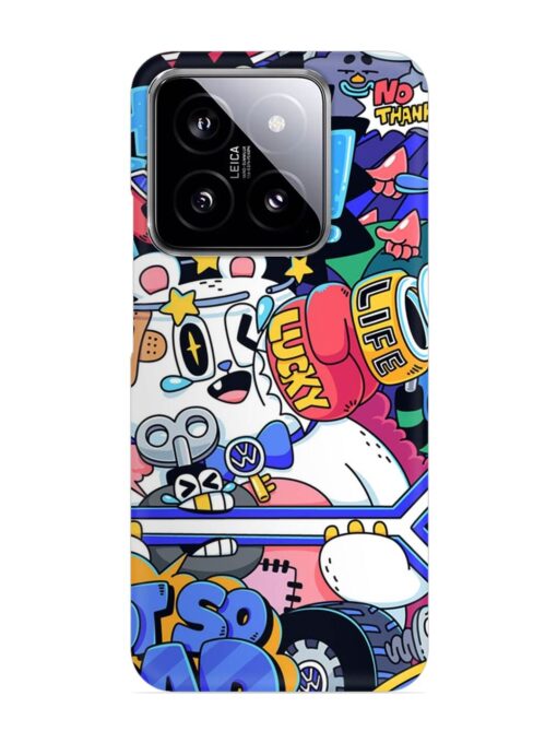 Universal Doodle Snap Case for Xiaomi Mi 14 (5G) Zapvi