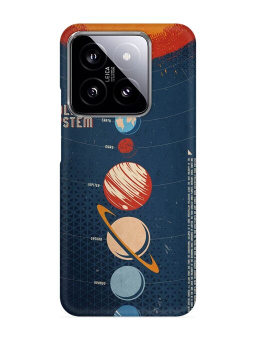 Solar System Vector Snap Case for Xiaomi Mi 14 (5G) Zapvi