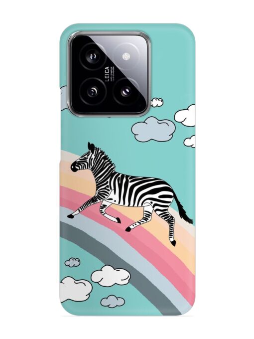 Running Zebra Snap Case for Xiaomi Mi 14 (5G) Zapvi