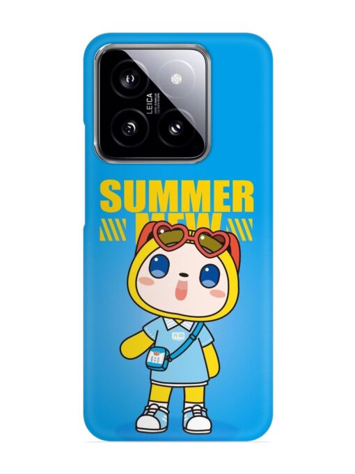 Summer Mew Cartoon Snap Case for Xiaomi Mi 14 (5G) Zapvi