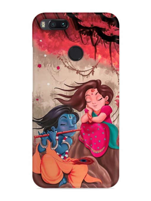 Radhe Krishna Water Art Snap Case for Xiaomi Mi A1