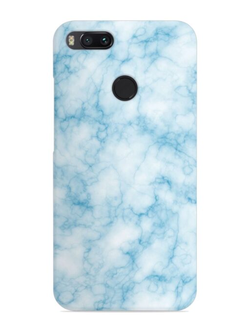 Blue White Natural Marble Snap Case for Xiaomi Mi A1 Zapvi