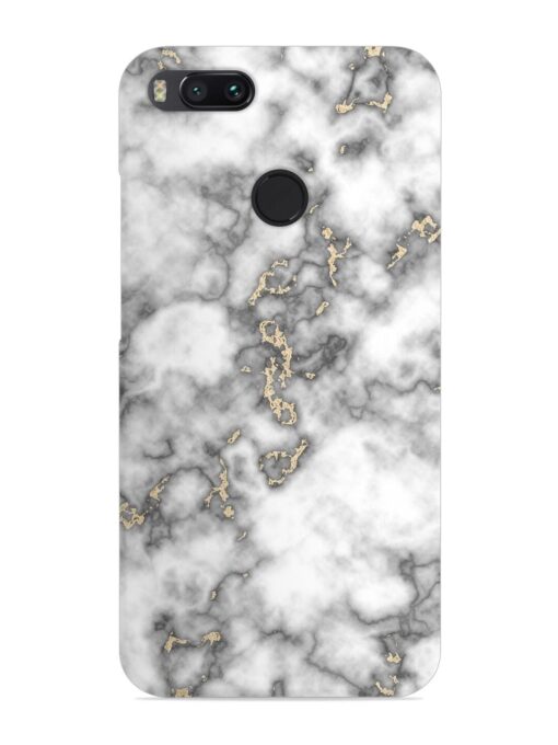 Gray And Gold Marble Snap Case for Xiaomi Mi A1 Zapvi