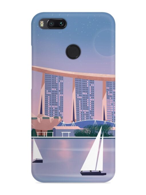 Singapore Scenery Architecture Snap Case for Xiaomi Mi A1 Zapvi