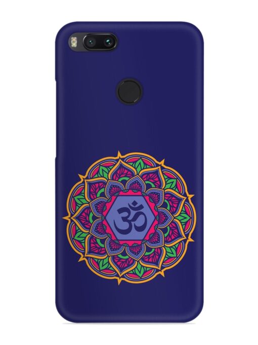 Om Mandala Art Blue Snap Case for Xiaomi Mi A1 Zapvi