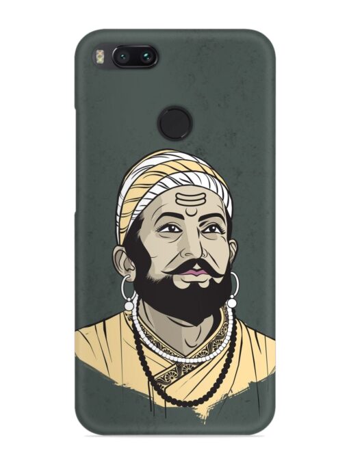 Shivaji Maharaj Vector Art Snap Case for Xiaomi Mi A1 Zapvi