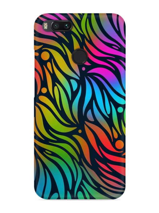 Abstract Leaf Design Snap Case for Xiaomi Mi A1 Zapvi