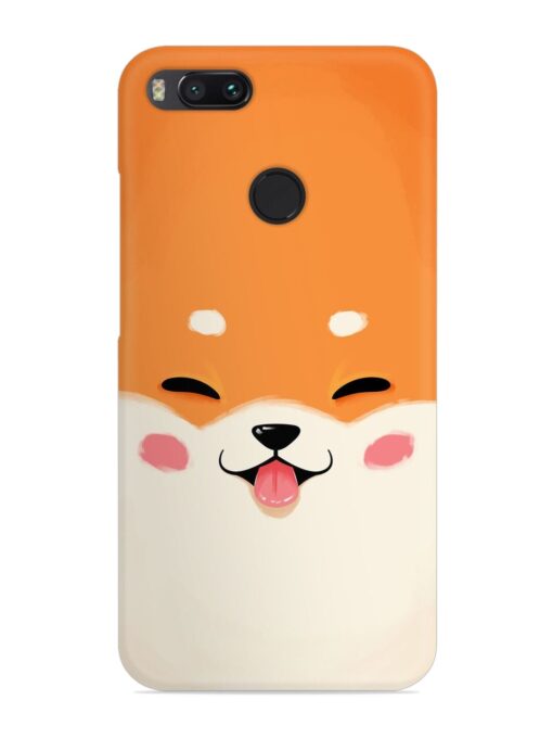 Happy Cat Art Snap Case for Xiaomi Mi A1 Zapvi