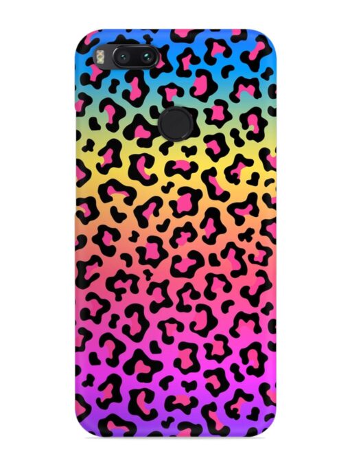 Neon Rainbow Colored Snap Case for Xiaomi Mi A1 Zapvi