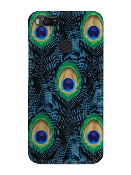 Seamless Pattern Peacock Snap Case for Xiaomi Mi A1 Zapvi