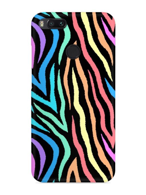 Colorful Abstract Zebra Snap Case for Xiaomi Mi A1