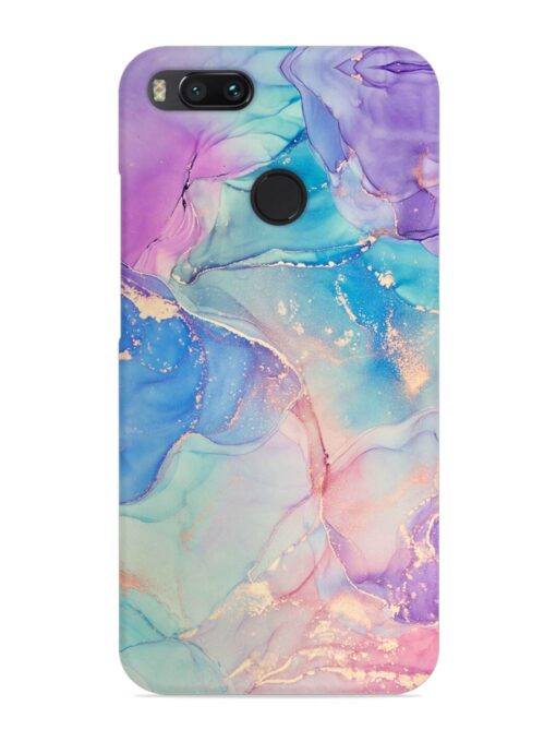 Alcohol Ink Colors Snap Case for Xiaomi Mi A1 Zapvi