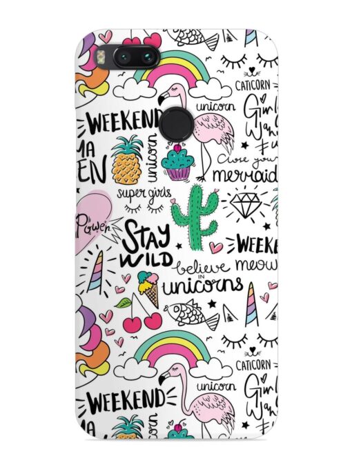 Unicorn Ice Cream Snap Case for Xiaomi Mi A1