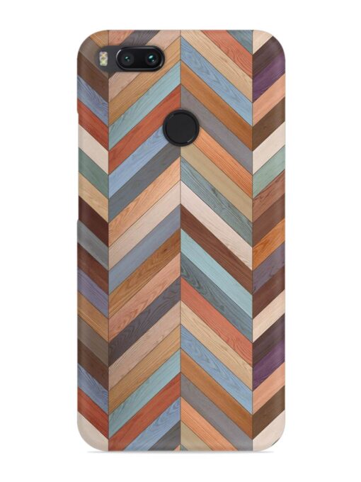 Seamless Wood Parquet Snap Case for Xiaomi Mi A1 Zapvi