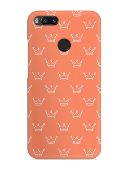 Hand Drawn Crown Snap Case for Xiaomi Mi A1 Zapvi