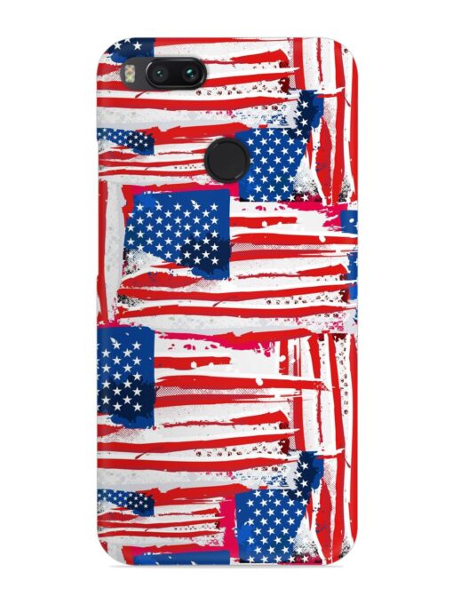 Usa Flag Seamless Snap Case for Xiaomi Mi A1